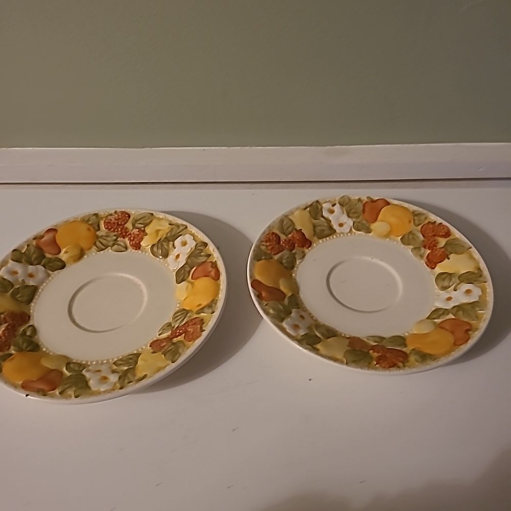 Set of Two Metlox Saucers